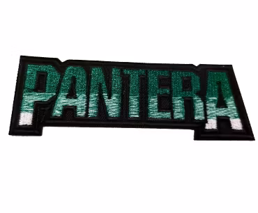 Pantera green logo patch