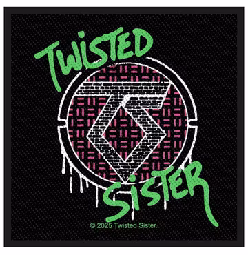 TWISTED SISTER - SPRAY LOGO patch