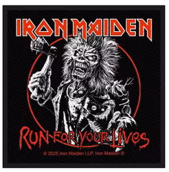 IRON MAIDEN - RUN FOR YOUR LIVES  patch