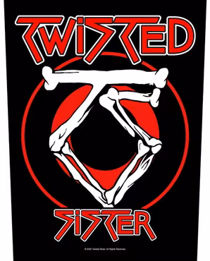 TWISTED SISTER - CIRCLUAR LOGO Backpatch