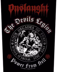 ONSLAUGHT - THE DEVILS LEGION Backpatch