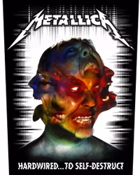 METALLICA - HARDWIRED TO SELF DESTRUCT  Backpatch
