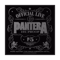 PANTERA - OFFICIAL LIVE 101% PROOF patch