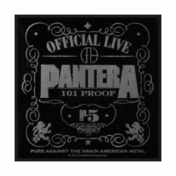 PANTERA - OFFICIAL LIVE 101% PROOF patch