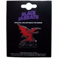 Black Sabbath Demon Metal Pin