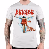 DEICIDE ONCE UPON THE CROSS (WHITE) T-Shirt