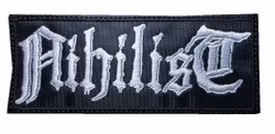 Nihilist logo patch