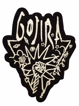 Gojira fist logo patch