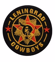 Leningrad cowboys logo patch