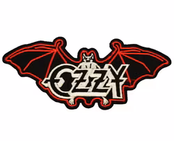 OZZY bat logo patch
