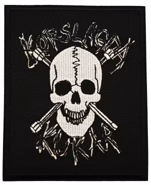 Korslagda kukar logo patch