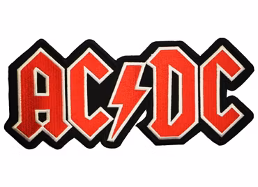 AC/DC red logo patch XL