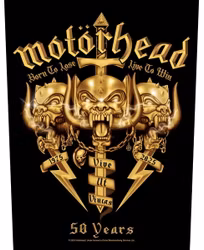 MOTORHEAD - CORE 50TH Backpatch