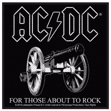 AC/DC - FOR THOSE ABOUT TO ROCK patch