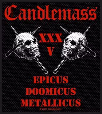CANDLEMASS - EPICUS 35TH ANNIVERSARY  patch