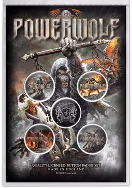 POWERWOLF - CALL OF THE WILD  Button Badge 5-Pack
