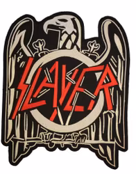 Slayer eagle White backpatch XL