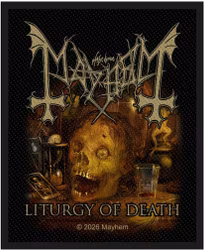 MAYHEM - LITURGY OF DEATH  patch