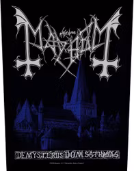 MAYHEM - DE MYSTERIIS DOM SATHANAS  Backpatch