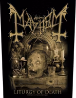 MAYHEM - LITURGY OF DEATH Backpatch