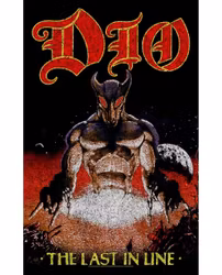 DIO - LAST IN LINE posterflagga