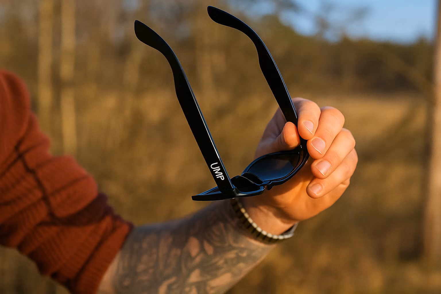 Solglasögon – UMP Svart (UV400)