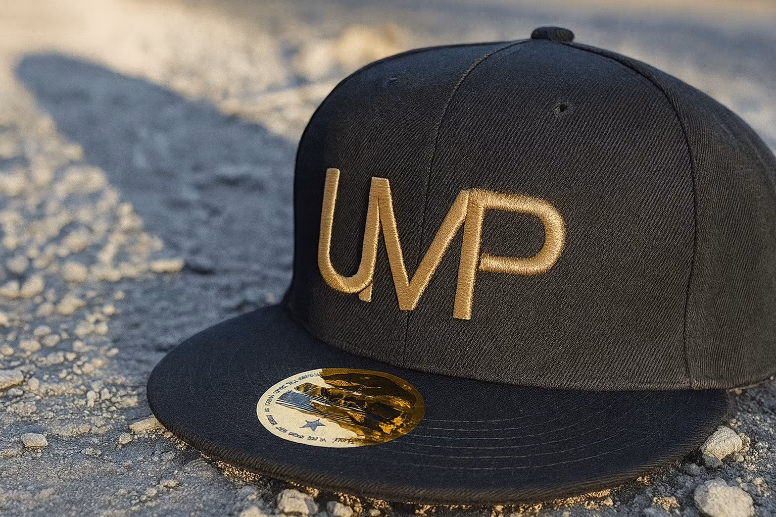 Snapback Keps – UMP Guld (justerbar)