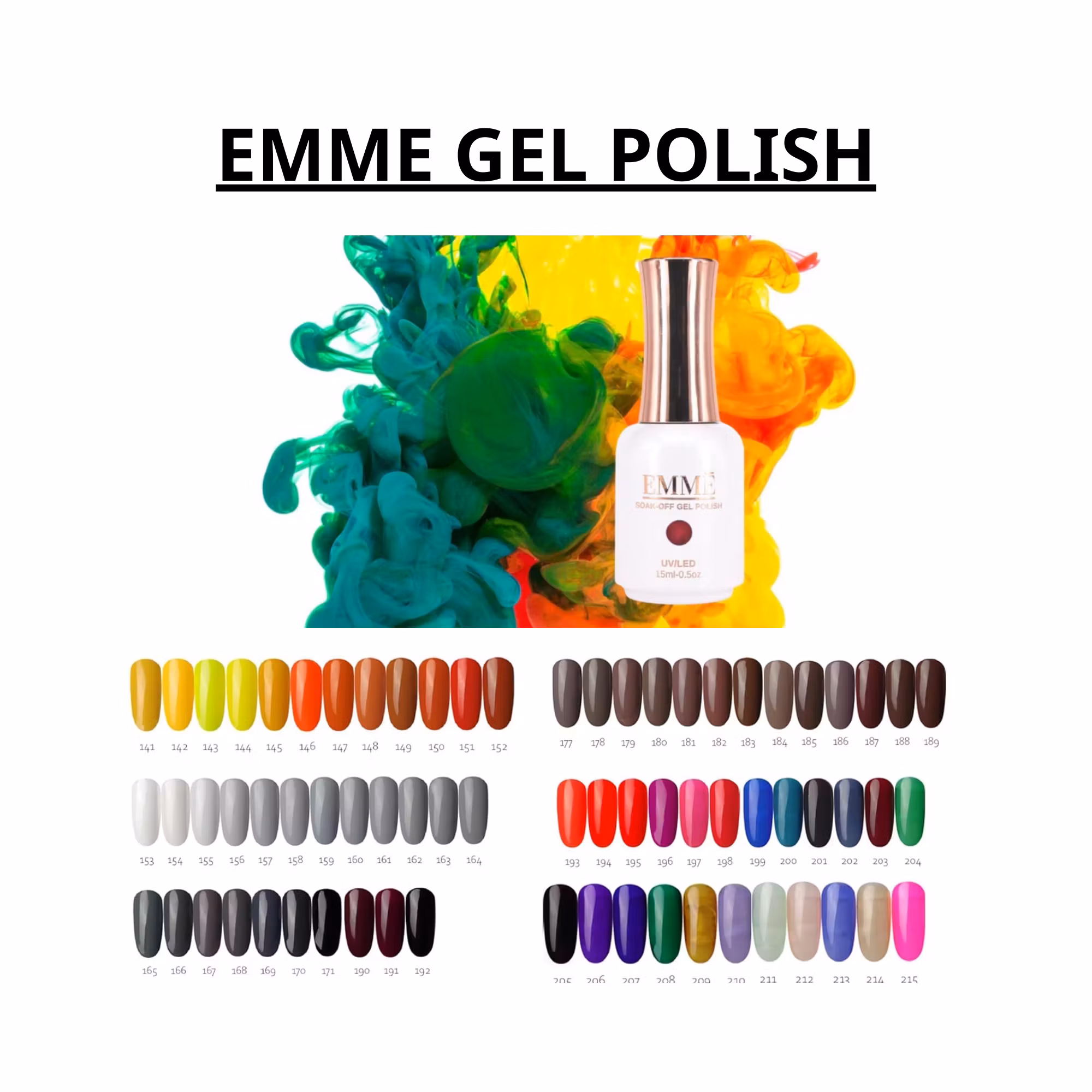 EMME Gel Polish - NOVA NAILS SUPPLY