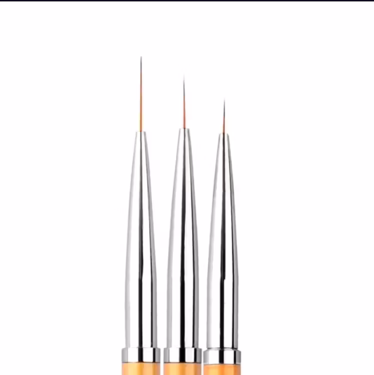 Nailart Brush - Gold Handle 10mm