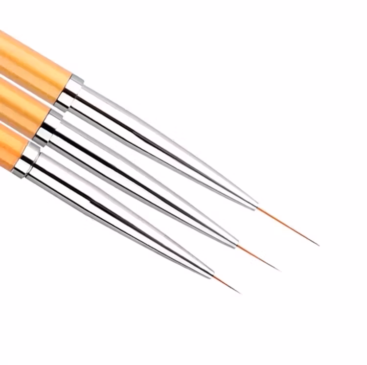 Nailart Brush - Gold Handle 13mm