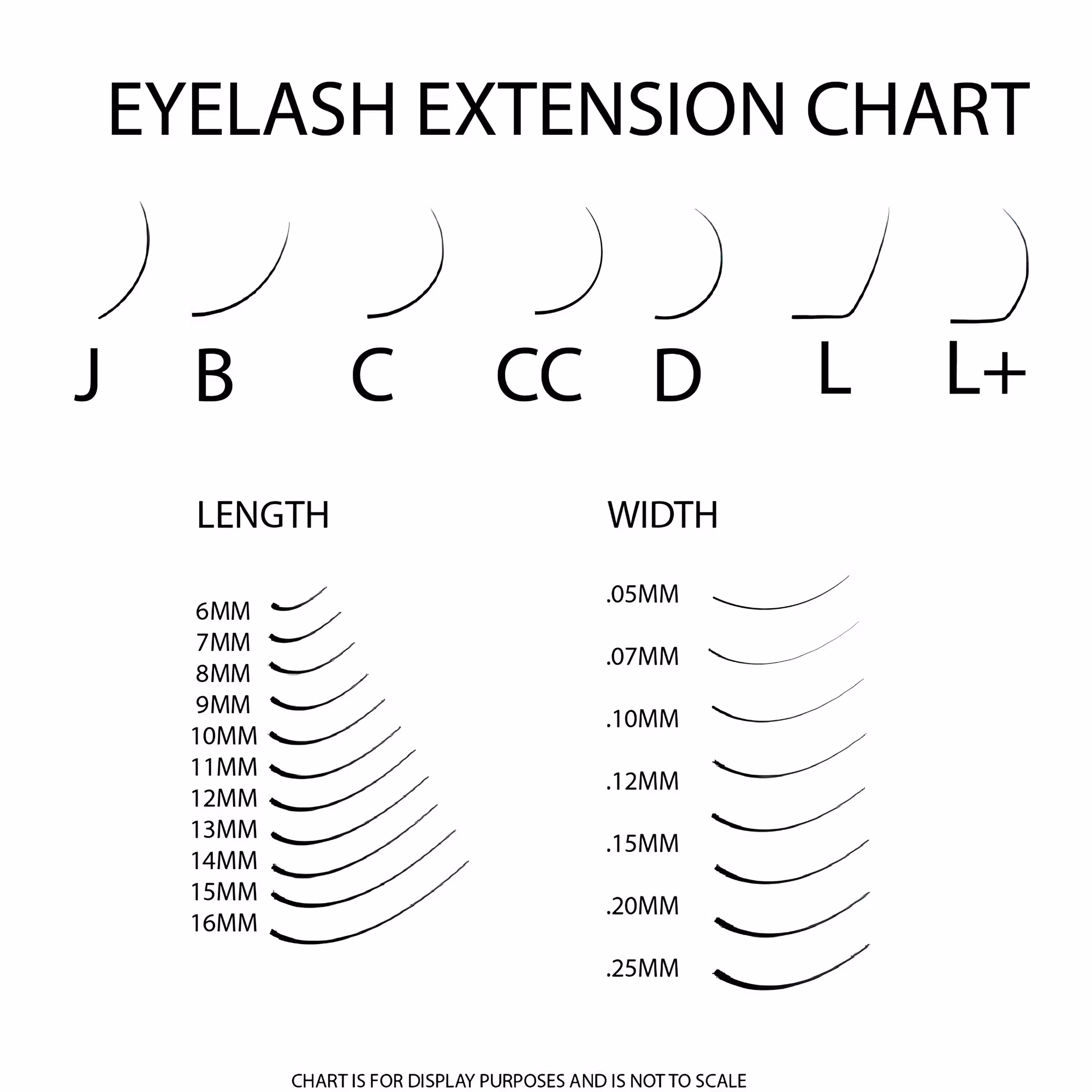 Volume Lashes 1000pcs - 4D 0.07 C-Curl 11mm
