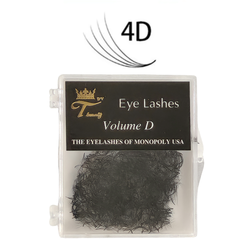 Volume Lashes 1000pcs - 4D 0.07 C-Curl 13mm