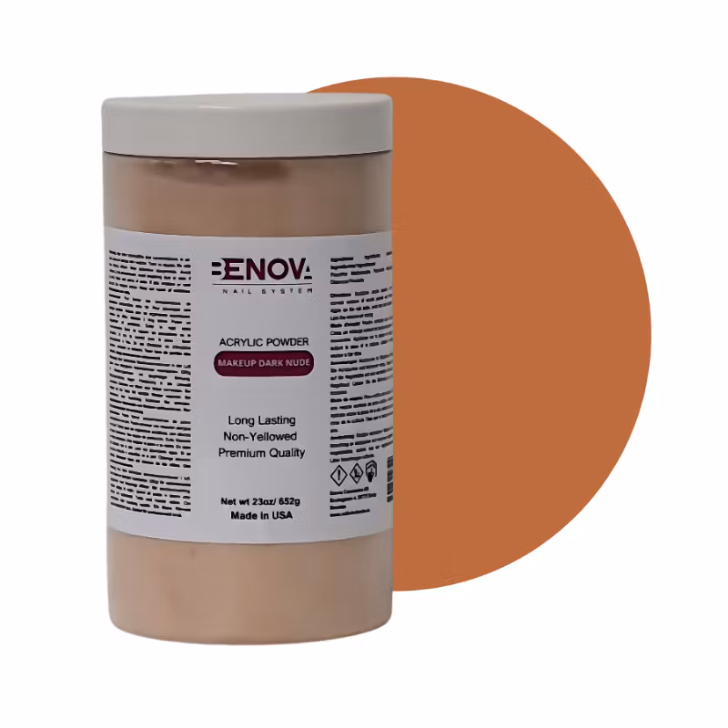 BENOVA ACRYLIC POWDER – Makeup Dark Nude - Pack 6 x 650g