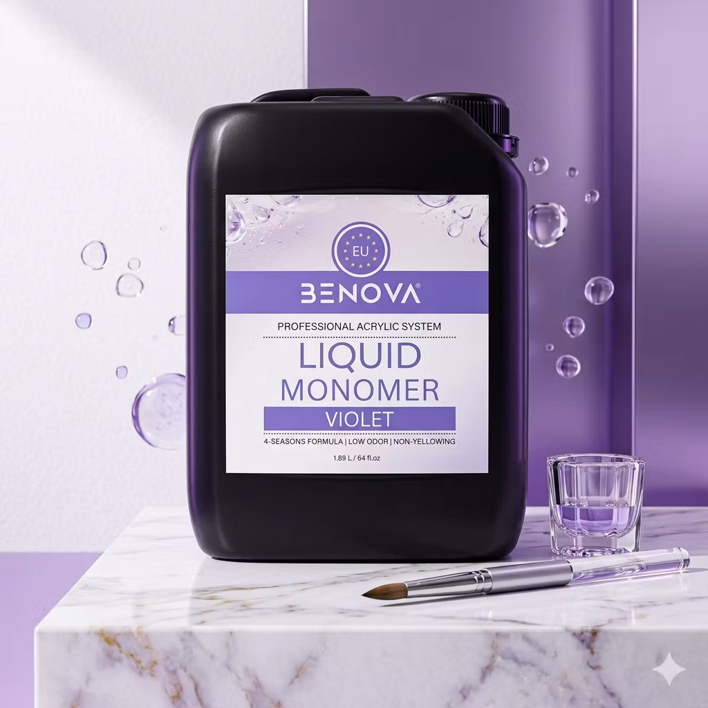 Benova Acrylic Liquid VIOLET 84.5 oz (2.5L) - PACK 6pcs