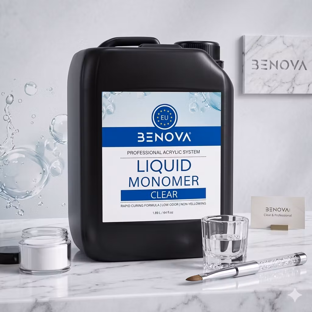 Benova Acrylic Liquid CLEAR 84.5 oz (2.5L) - PACK 6pcs