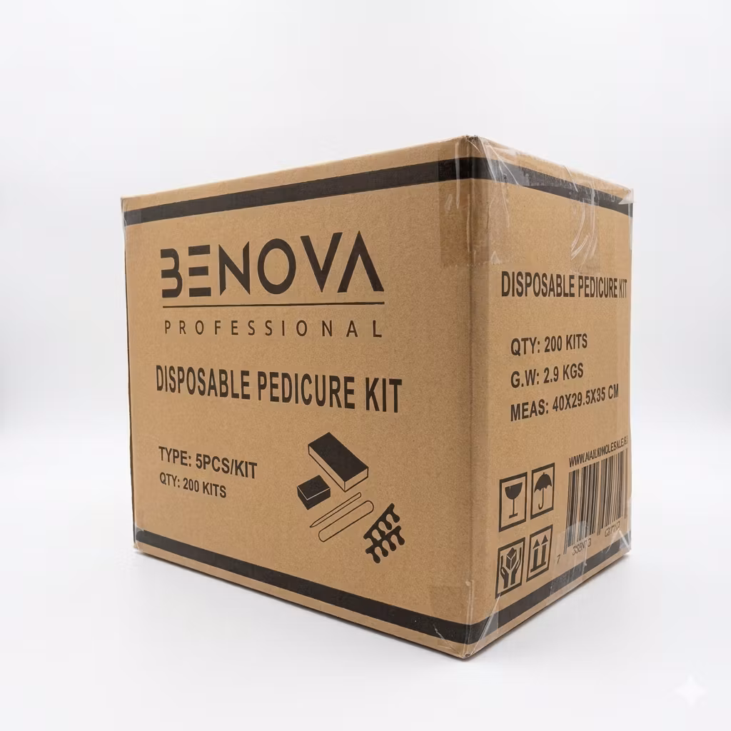 Disposable Pedikit Pedicure Set 5 parts (Box 200 sets) - PACK 6 boxes