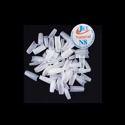 JET – NATURAL Nail Tip #8 - Pack 500pcs