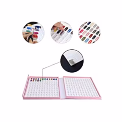 Pre-cut Self-Adhesive Sticker for Nail Color Book (260 pcs)