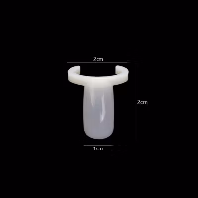 Pops Display Natural Nail Art Ring - 50pcs