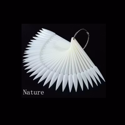 Color Chart Display - Stiletto Style Ring Natural