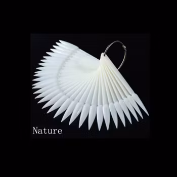 Color Chart Display - Stiletto Style Ring Natural