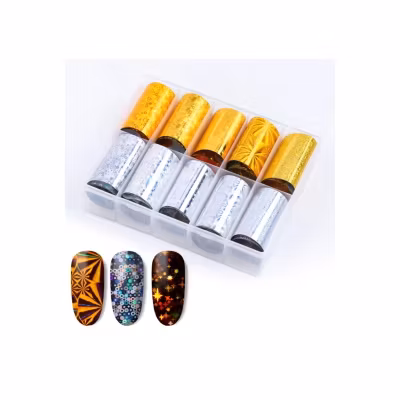 Nail Art Foil Set 10 Different Design #1