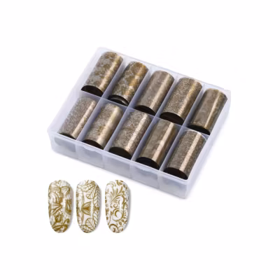 Nail Art Foil Set 10 Different Design #3
