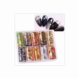 Nail Art Foil Set 10 Different Design #12