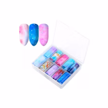 Nail Art Foil Set 10 Different Design #15