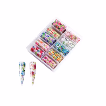 Nail Art Foil Set 10 Different Design #26