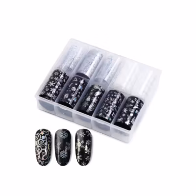 Nail Art Foil Set 10 Different Design #32