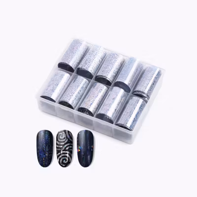 Nail Art Foil Set 10 Different Design #33