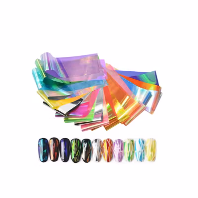 Nail Art Foil Set 10 Different Design #37