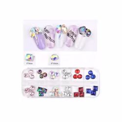 Nail Art Rhinestones Mixed Style #8